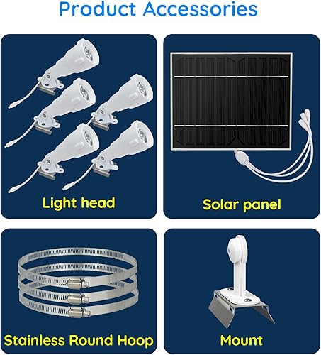 Miniatura 7 de Luz solar para mástil de bandera 5 en 1, 1000 lúmenes, se adapta a postes de bandera de 2 a 6 pulgadas de diámetro, mástil de bandera LED más