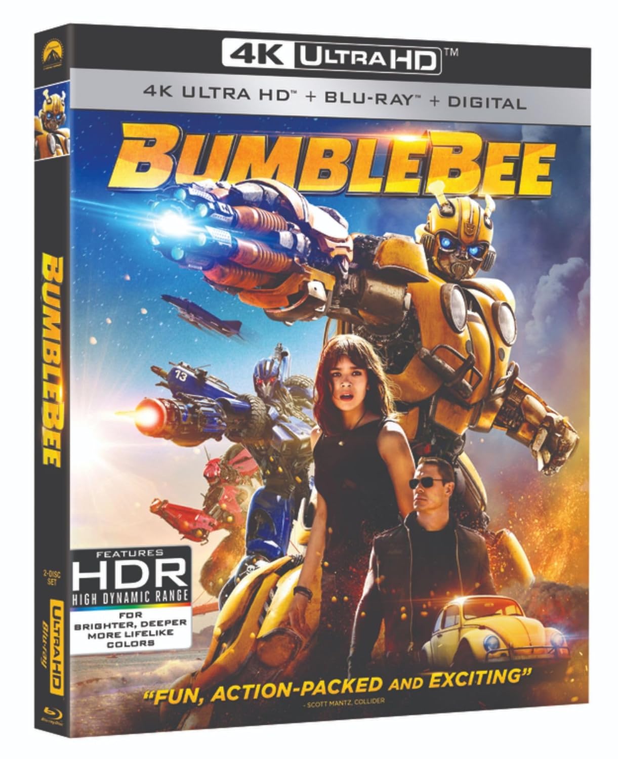 Bumblebee 4K UHD + Blu-ray + Digital media package cover art