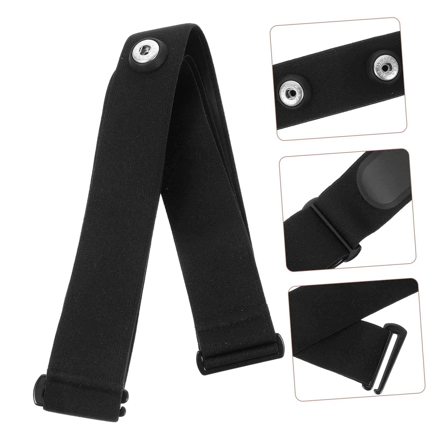 Ipetboom 5pièces Moniteur De Cardiaque Sangle Élastique De Sport Capteur De Cardiaque Ajustable Et Confortable Pour Entraînements