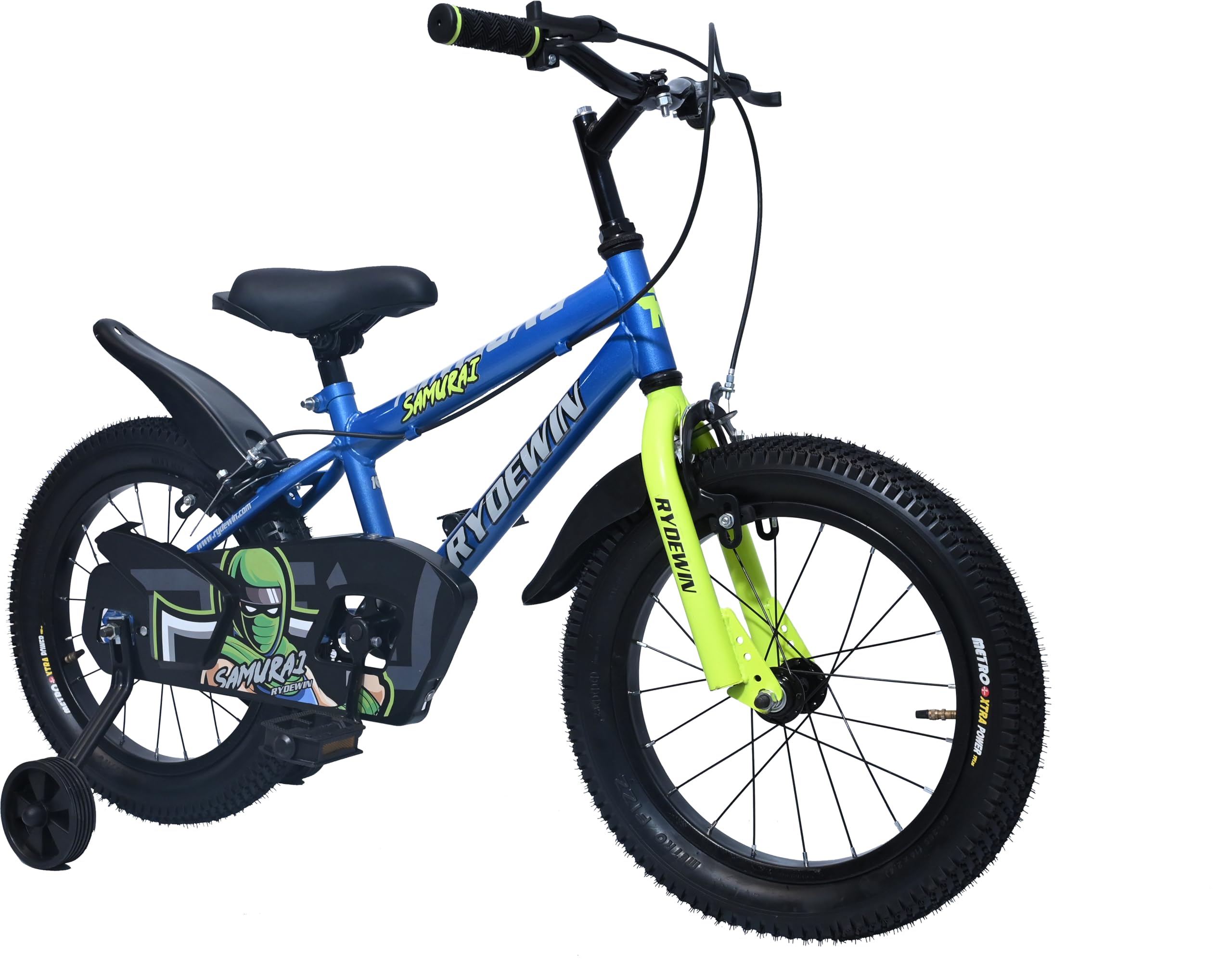 RYDEWIN Samurai 16T Kids Bicycle | Age Group 4-8 Years| Frame Size 9.5 inch | 85% Preassembled | Blue (B0CRVMC52C) Amazon Price History, Amazon Price Tracker
