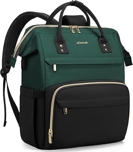 LOVEVOOK Mochila para computadora portátil para mujer, mochilas elegantes de negocios de 17 pulgadas, bolsas de médico para enfermera, mochila
