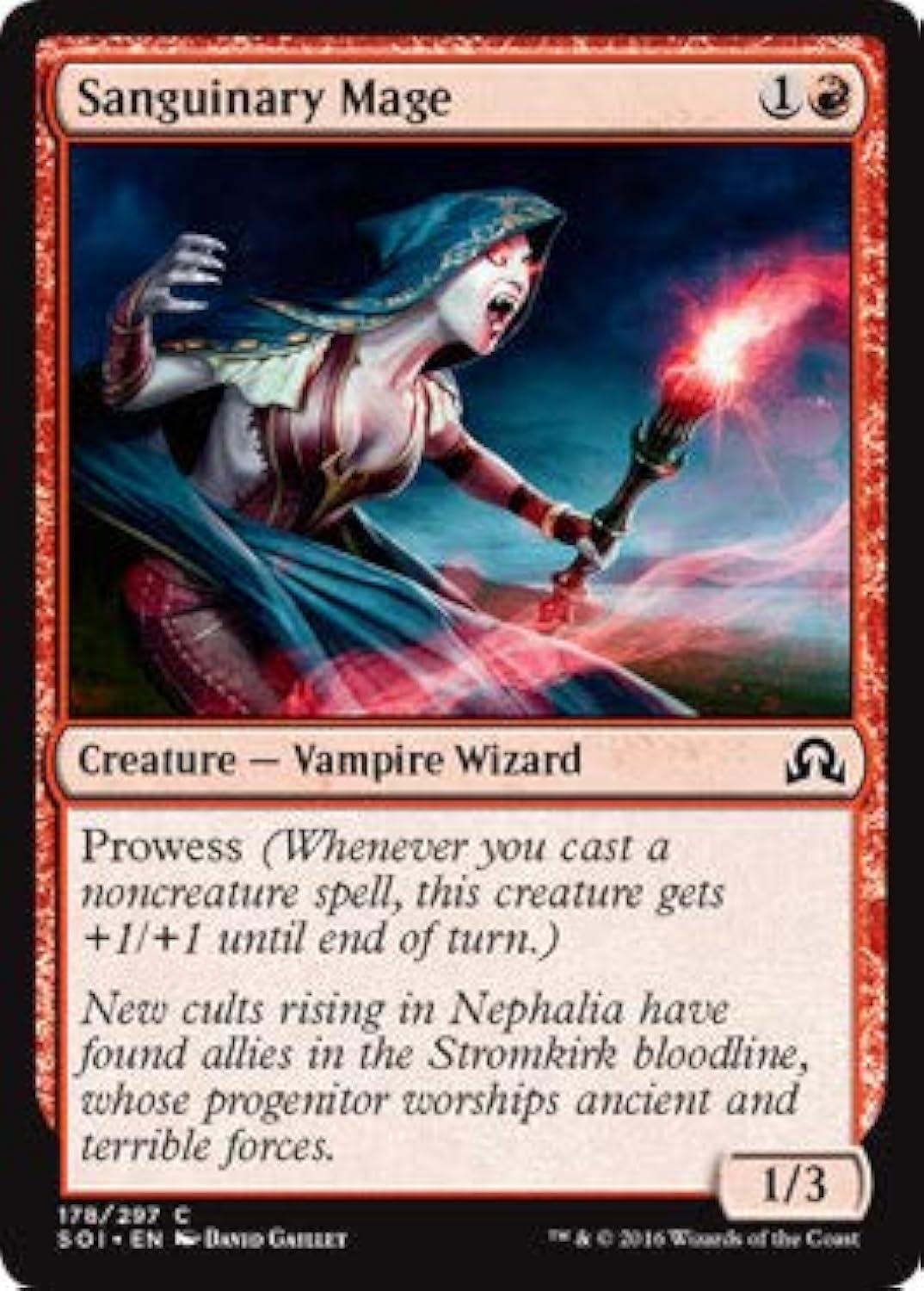 Magic The Gathering - Sanguinary Mage (178/297) - Shadows Over Innistrad