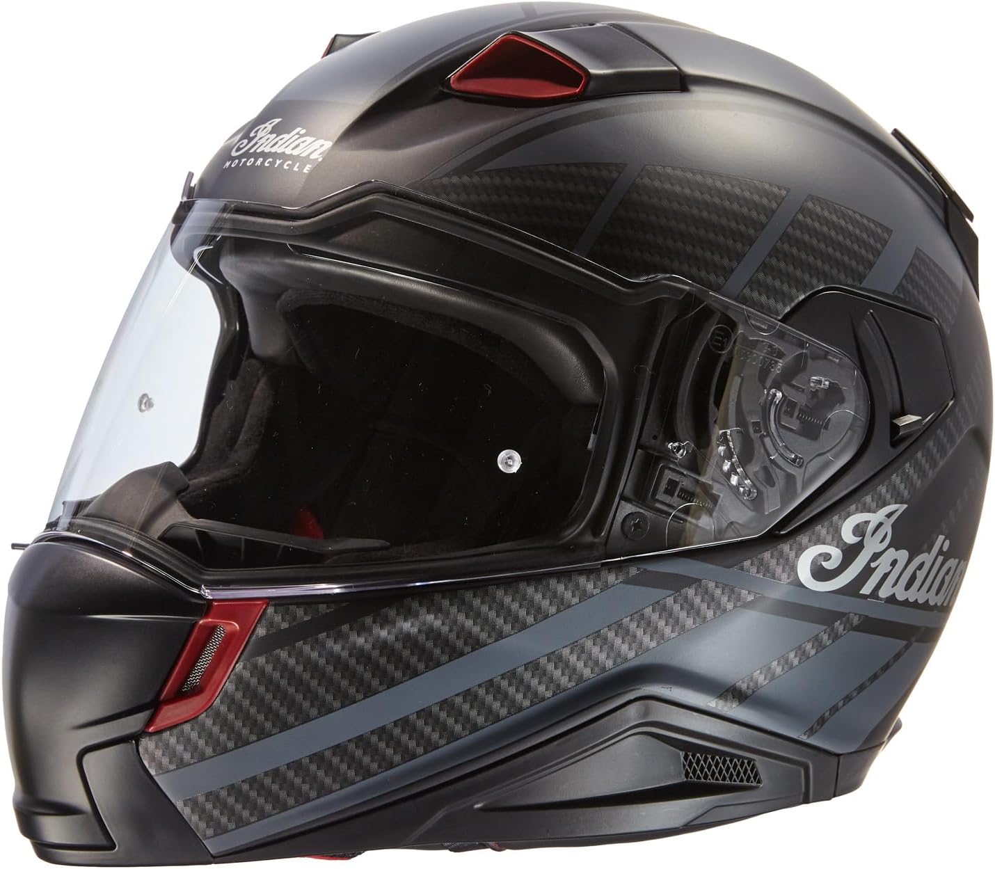 Full Face Matte Sport Helmet, Black - 2860894