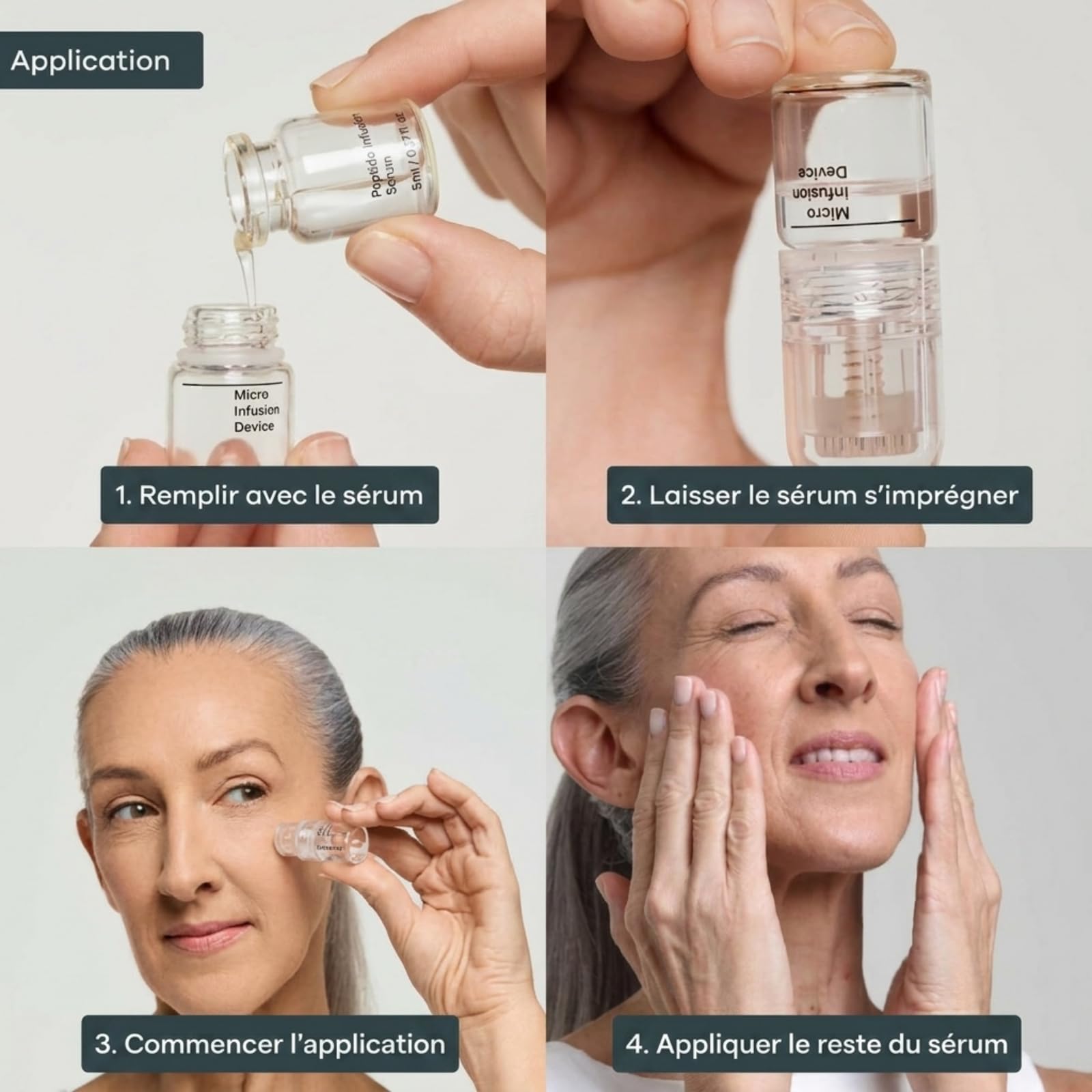 Ceralyne Sérum Micro Injection Visage,Micro Infusion Anti-Age