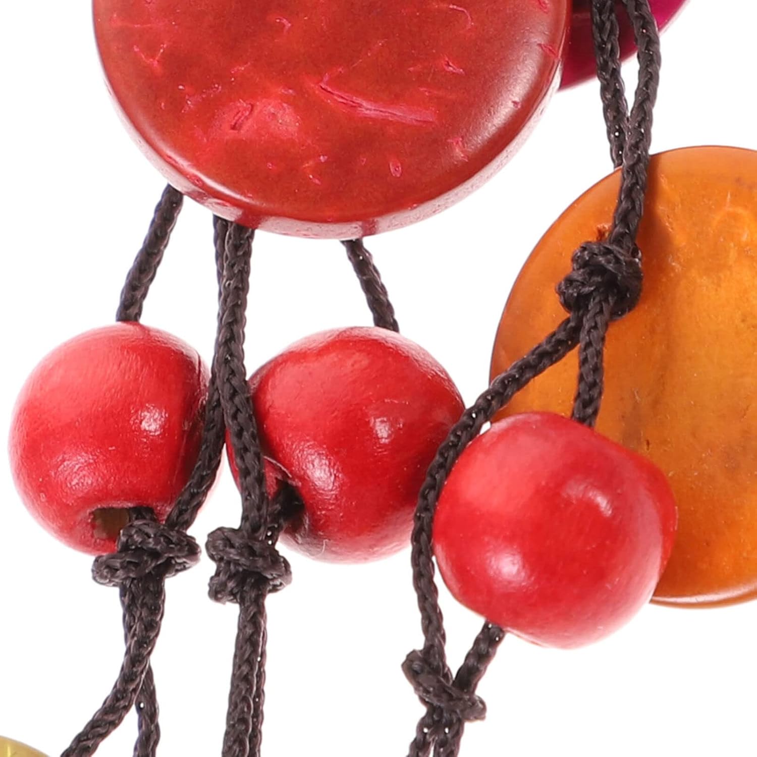 IMIKEYA Bohemian Coconut Shell Necklace for Women Geometric Beads Pendant Collarbone Chain Vintage Style Fashion Jewelry for Parties Beach and Daily Wear - Image 8