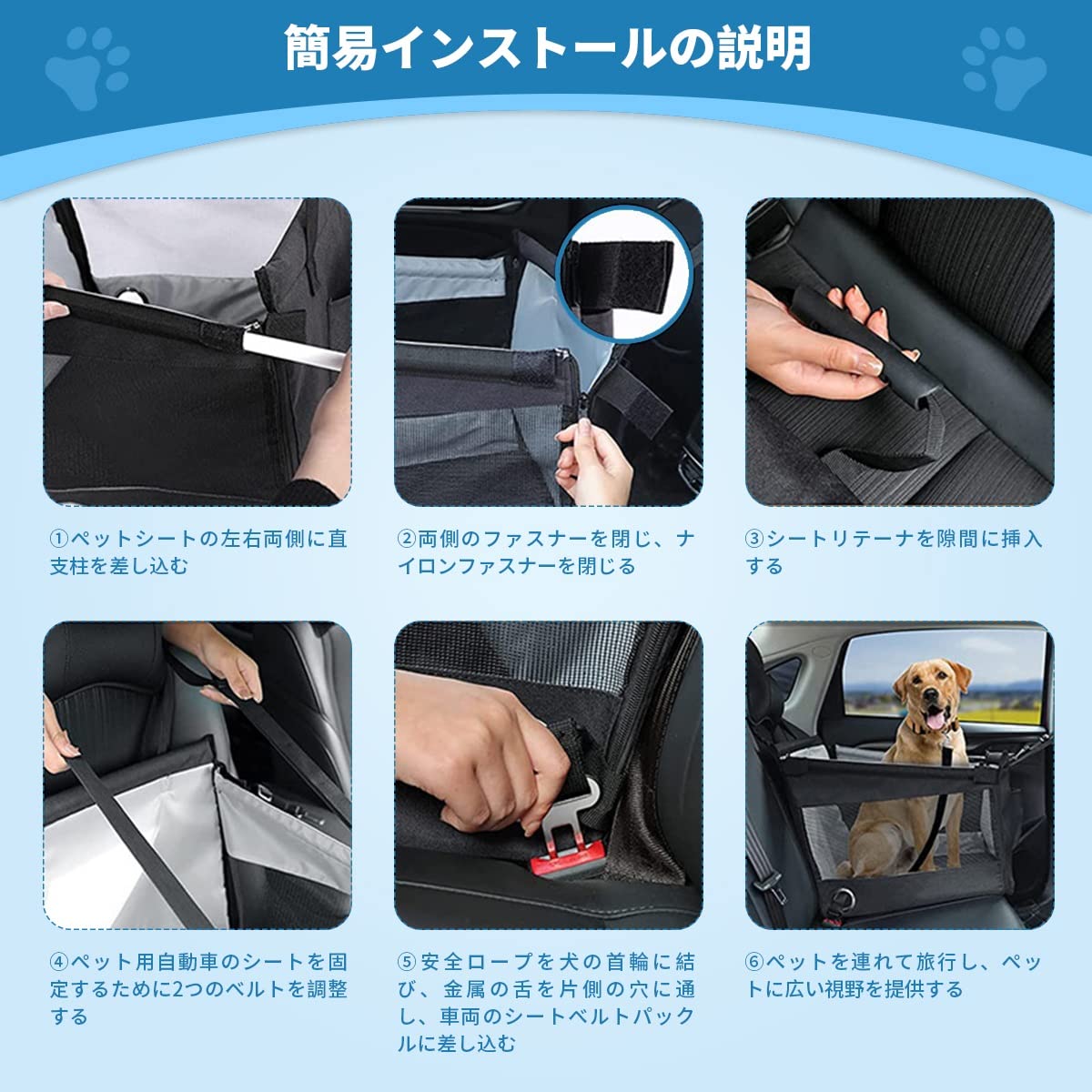 Amazon.co.jp: Lavihom【2023 年更新】 ペット用ドライブボックス 無臭