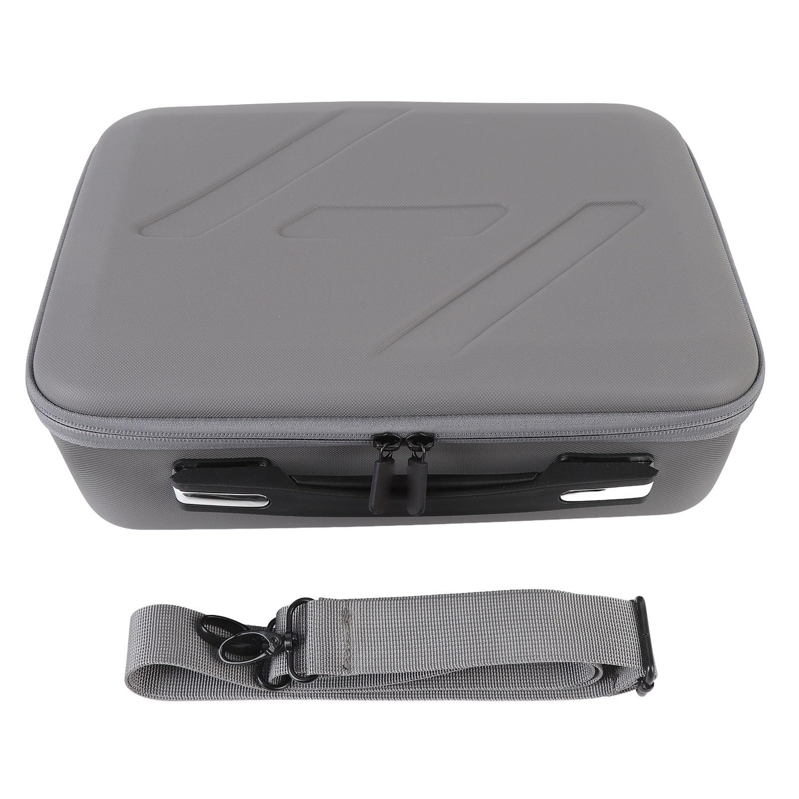 Jiawu Custodia per Drone in PU Antipioggia con Doppia Cerniera per Accessori Flip Drone, Borsa da Trasporto di Grande capacità per Esigenze di Stoccaggio Quotidiane