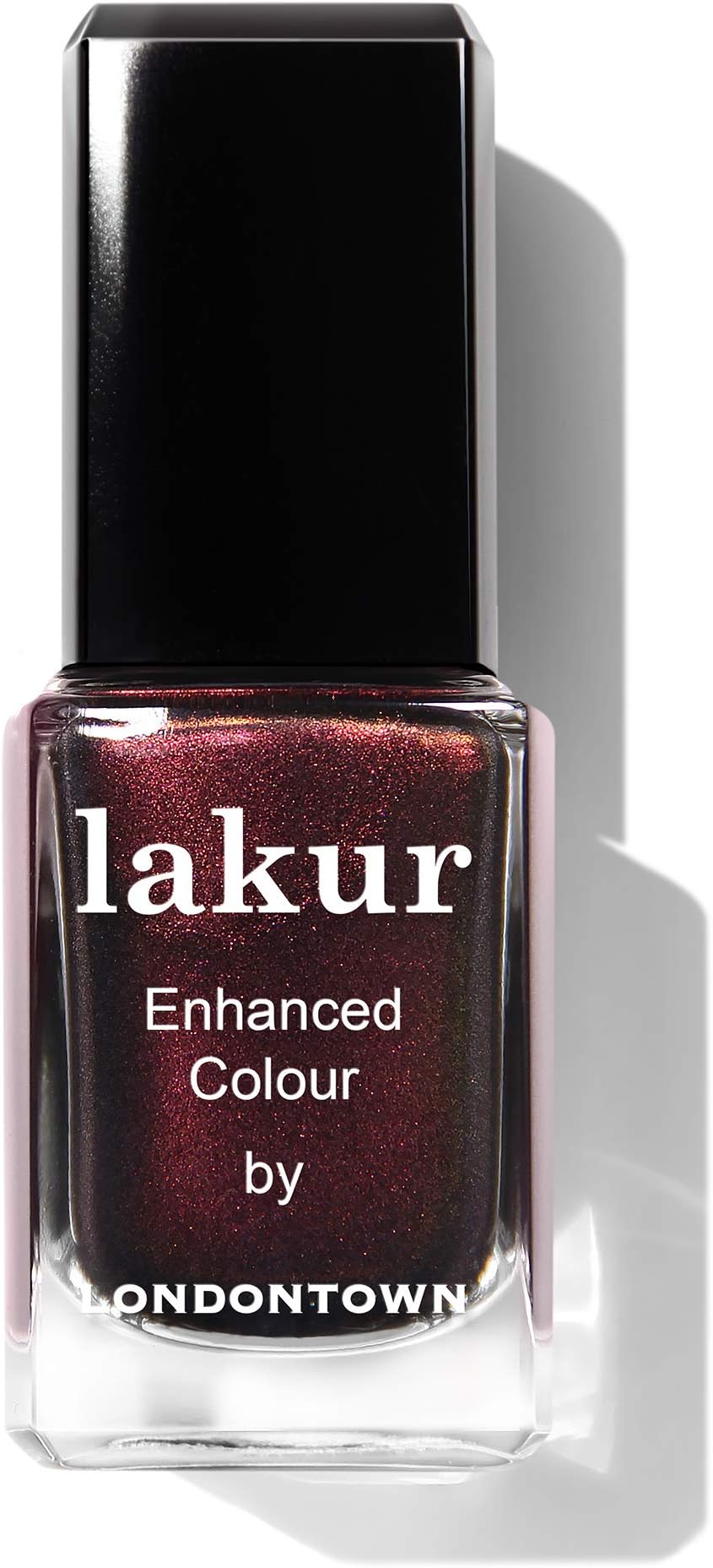 Lakur Nail Polish – Red, Long-Lasting, Streak-Free, Chip-Resistant | 21+ Free Non-Toxic Vegan Nail Color, Strengthens & Hydrates Nails, 0.4 Fl Oz - Cockney Glam