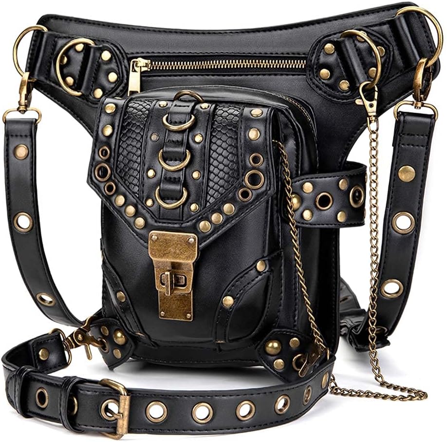 steampunk belt pouch