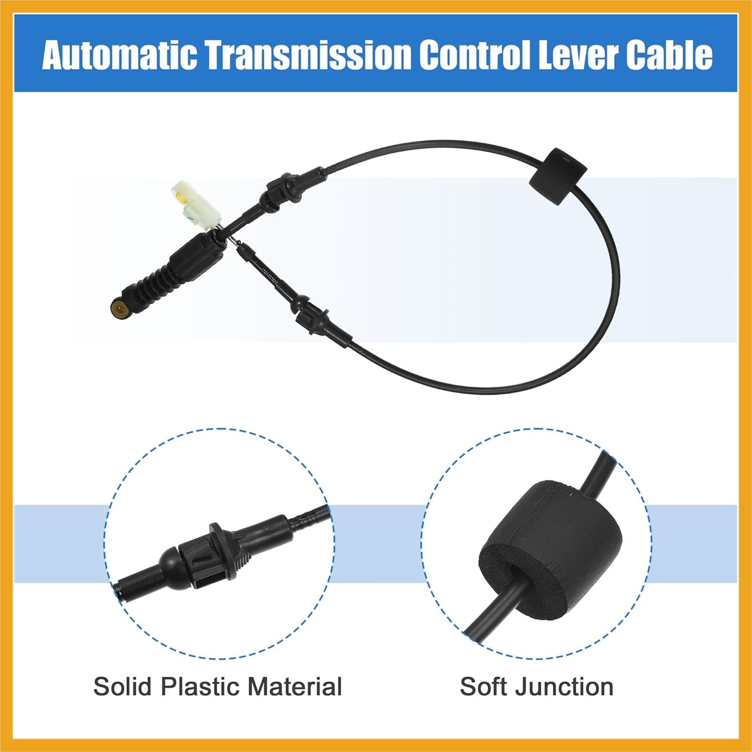 Automatic Transmission Gear Shifter Cable for Corvette C5 1997-2002 Auto Trans Control Lever Cable Assembly Range Select Lever Kit 12559260 Replacement