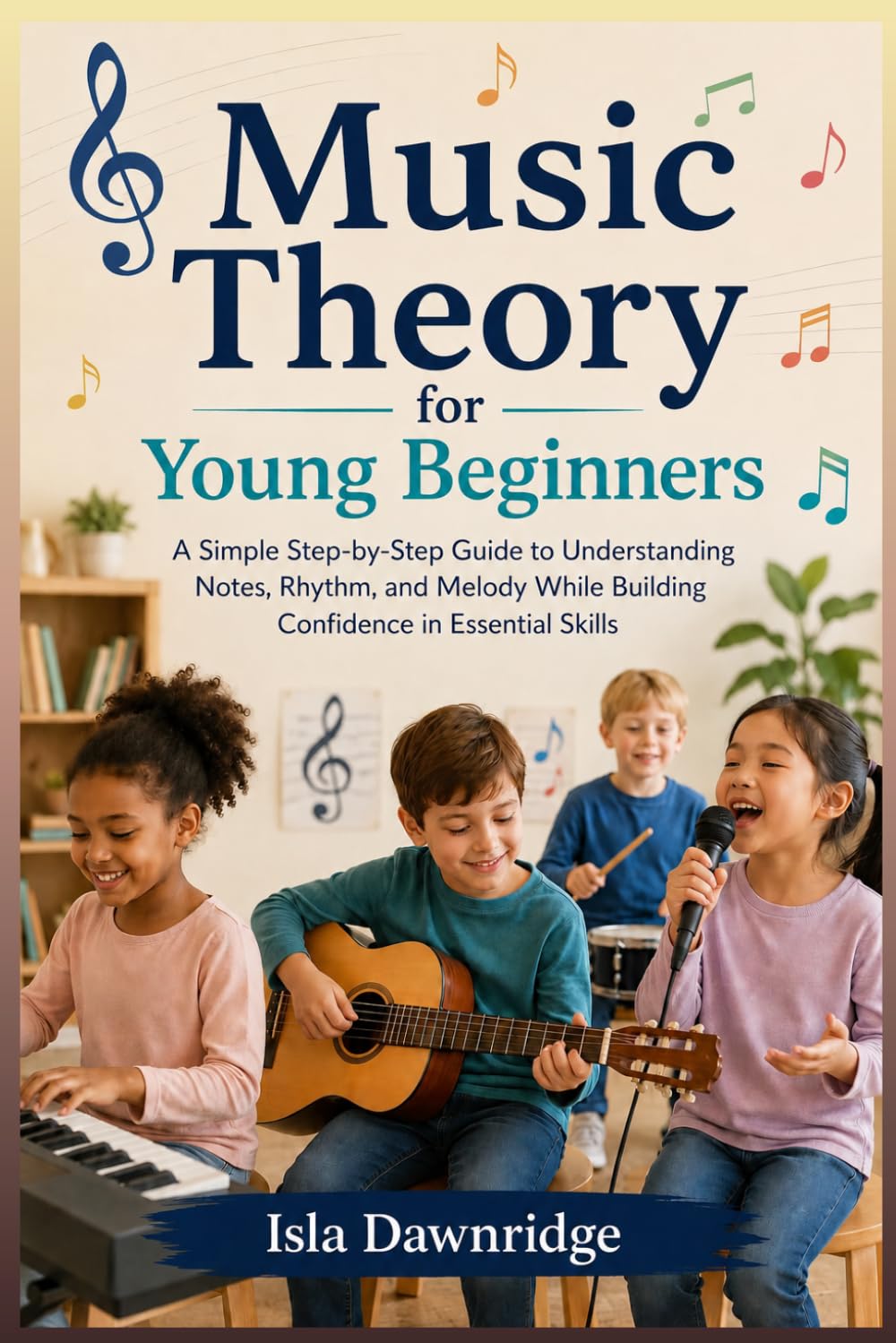 Music Theory for Young Beginners: A Simple Step-by-Step Guide to Understanding Notes, Rhythm, and Melody While Building Confidence in Essential Skills