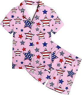 Genérico - Vestido de invierno para niña, pijama para niñas, pantalones cortos de manga corta, ropa de dormir para niños de 2 a 13 años, suave y cómodo, estampado para el hogar, vestidos para niña