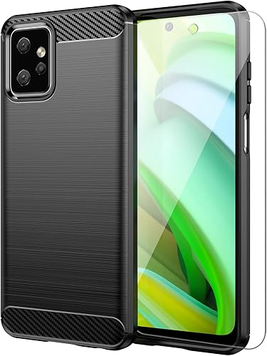 Funda para Motorola Moto G Power 5G 2023, con protector de pantalla HD, absorción de golpes de poliuretano termoplástico flexible para Motorola Moto