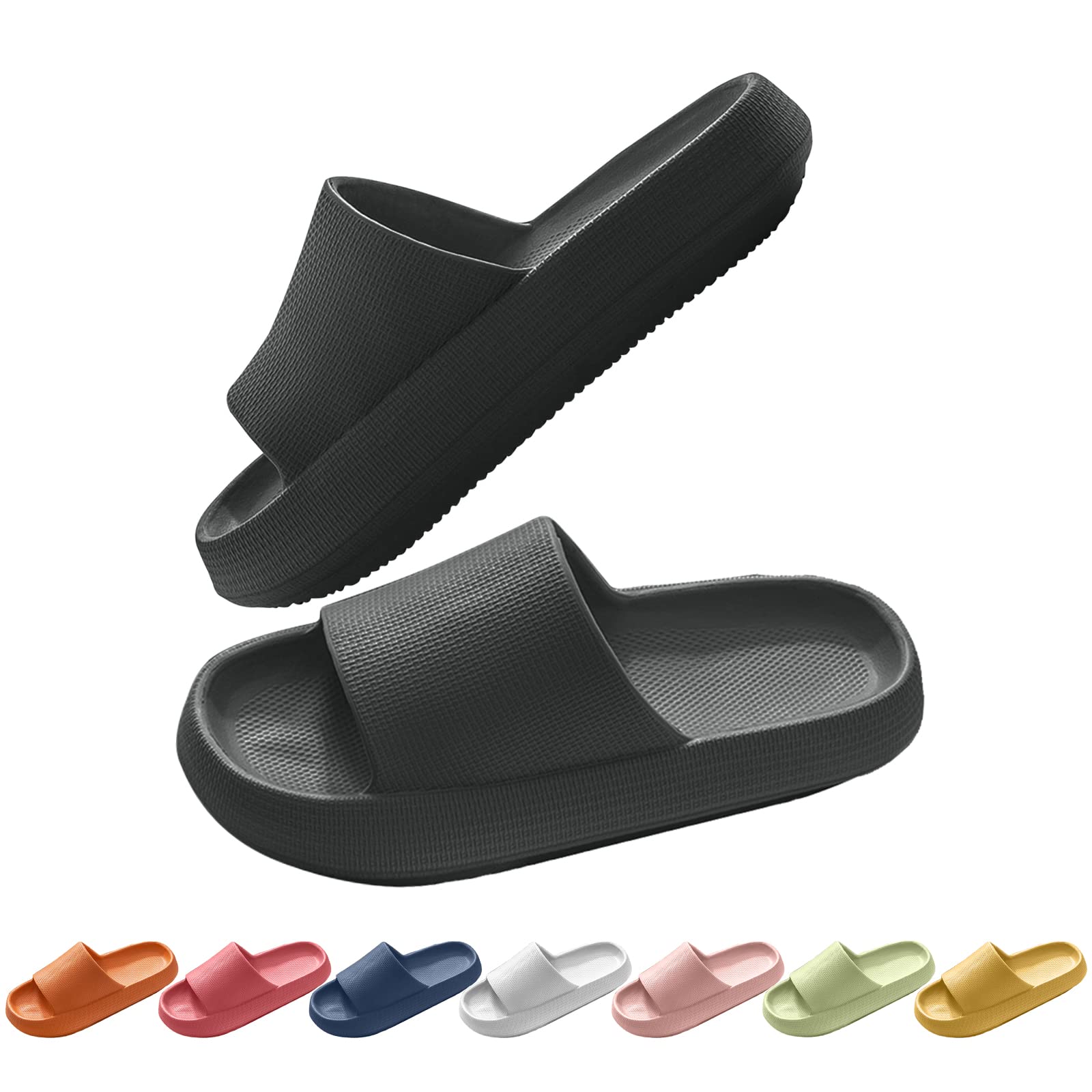 NIBESSER Zapatillas Mujer Hombre Chanclas Verano Casa de Suela Gruesa Comodas Zapatillas Playa Piscina Antideslizantes Impermeables Sandalias Ligeras para Interior Exterior
