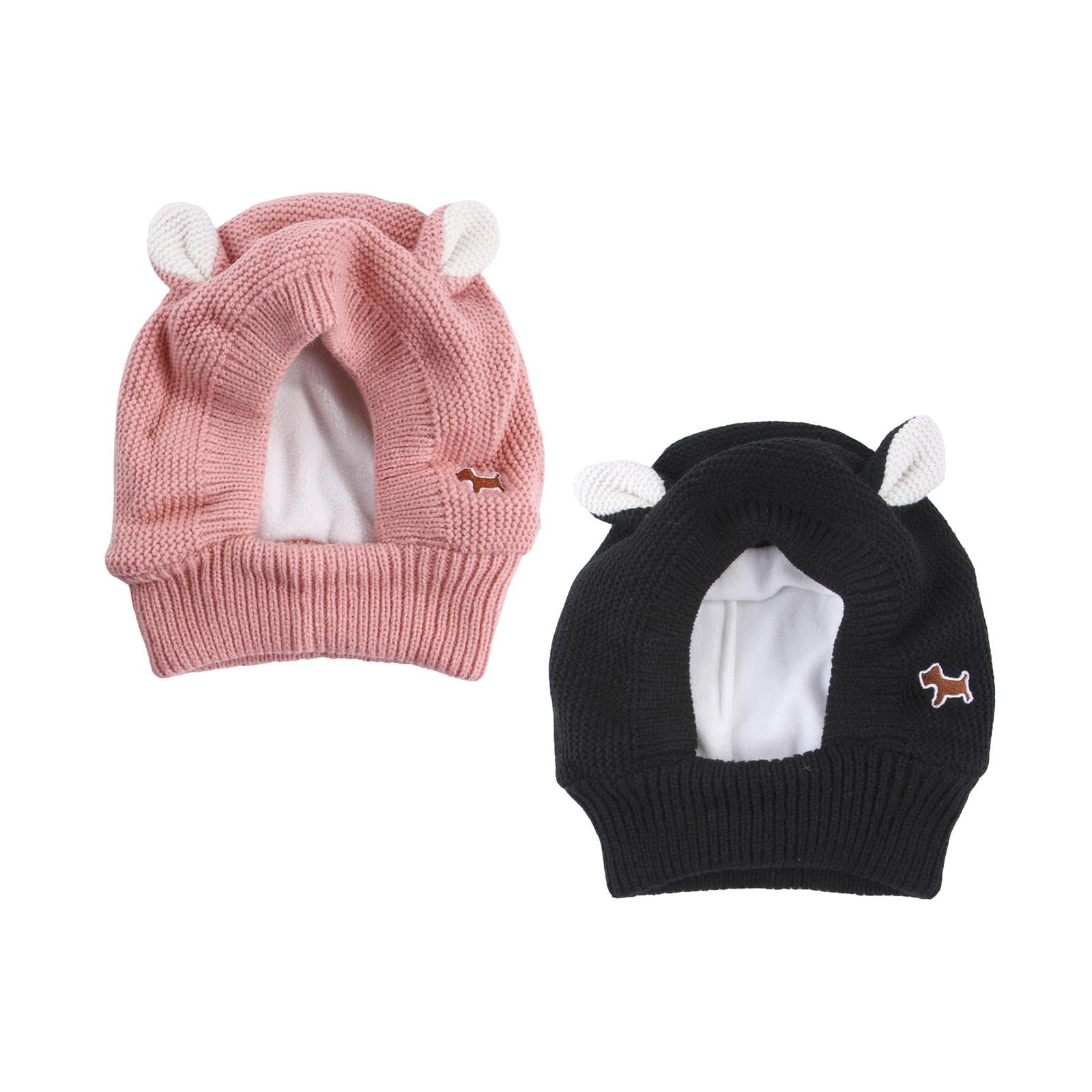 CALANDIS Dog Knitted Hat Winter Pet Ear Muffs Noise Protection Multiple Functions Pink (B0BRSRVVPF) Amazon Price History, Amazon Price Tracker
