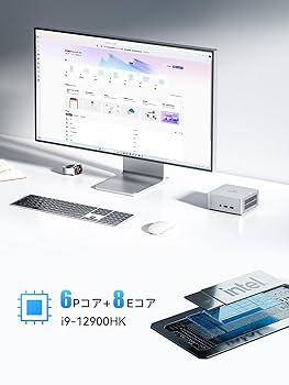 Amazon.co.jp: MINISFORUM UN1290 ミニPC インテル Core i9