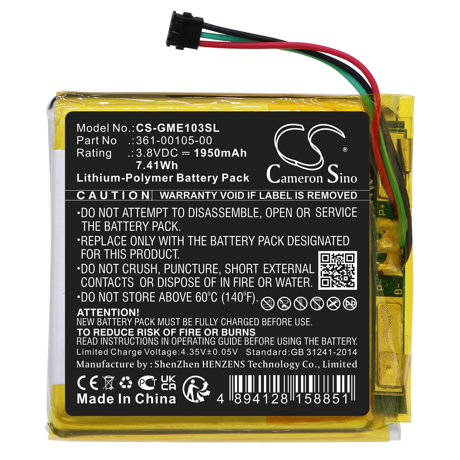 Batteria Ricaricabile Compatibile Con Garmin Edge 830 E 530 - 900 MAh, 3,8V, Li-Poly | Sostituzione Per GPS Tracker E Localizzatori