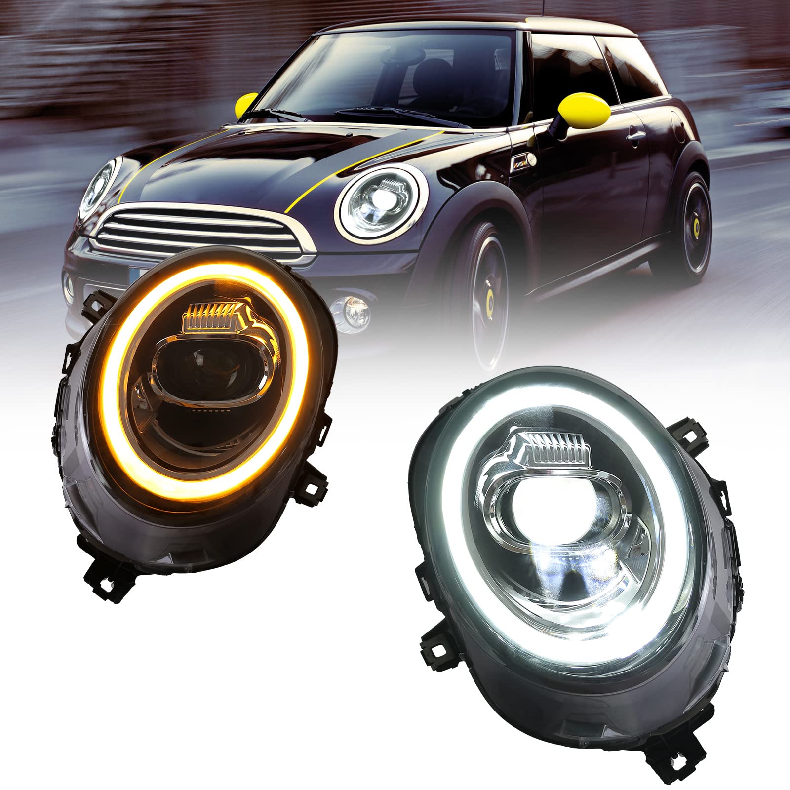 Buy JOLUNG LED Headlights Assembly for 20072013 BMW MINI Cooper R56