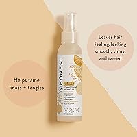 Vista 2 de The Honest Company Conditioning Hair Detangler, Tear-Free, Hypoallergenic, Leave-In Conditioner and Fortifying Spray, Citrus Vanilla Refresh, 4 fl oz