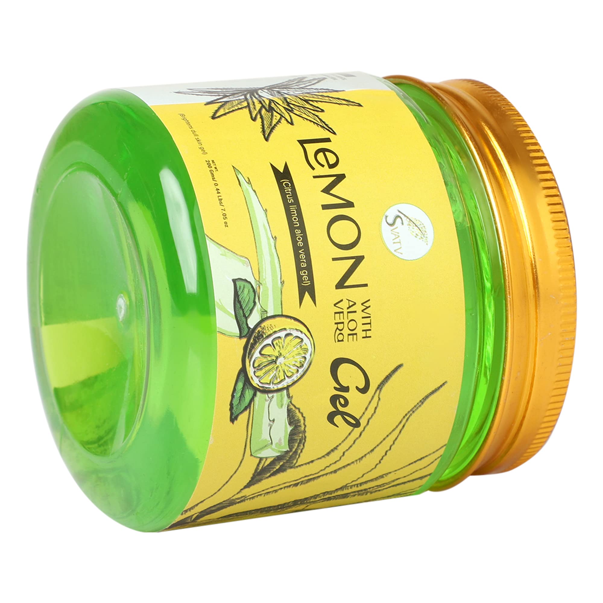 SVATV Lemon Aloe Vera Gel, 200 ml (Pack of 1) - Image 3