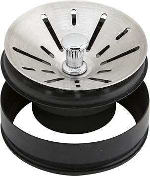 Elkay 3-1/2 Garbage Disposal Stopper/Strainer for use with Perfect Drain-Satin Finish