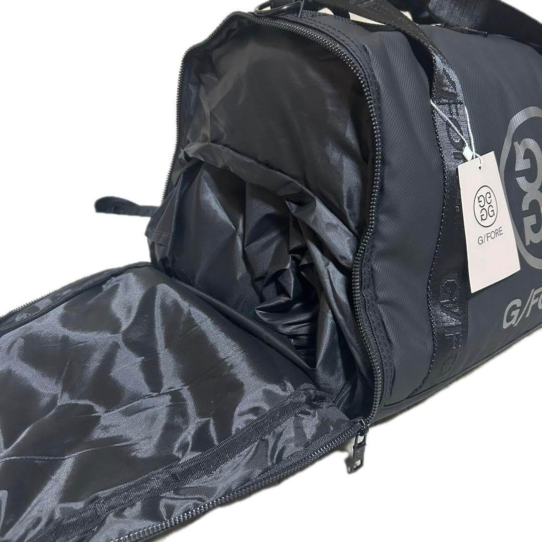 軽量GFORE ジーフォア ゴルフボストンバッグ 黒 シューズ収納可 軽量 G