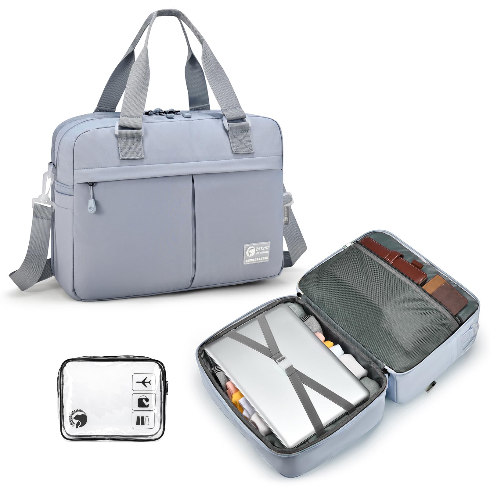 旅行カバン Amazon | COSCOOA 40x30x15cm パーソナルアイテムトラベルバッグ、拡張