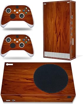 Skin Stickers for Xbox Series S Console and Controller X Box Series S Protective Skin Wrap Cover Full Set Vinyl Decal Game Accessories Xbox Series S Wood