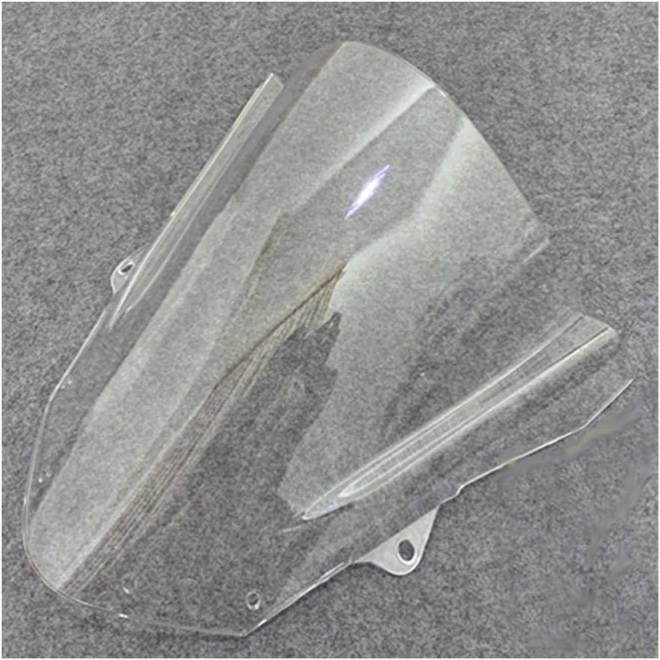 Motorcycle Double Bubble Windscreen Windshield For Kawasaki ZX6R 636 2003-2004 Models (Clear)