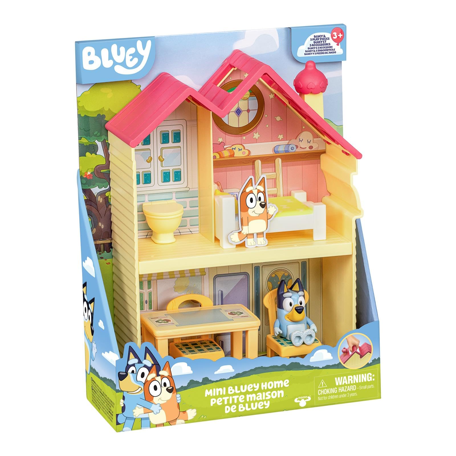 BlueY Rocco Giocattoli Mini Home - Playset personaggio di 6 cm e accessori