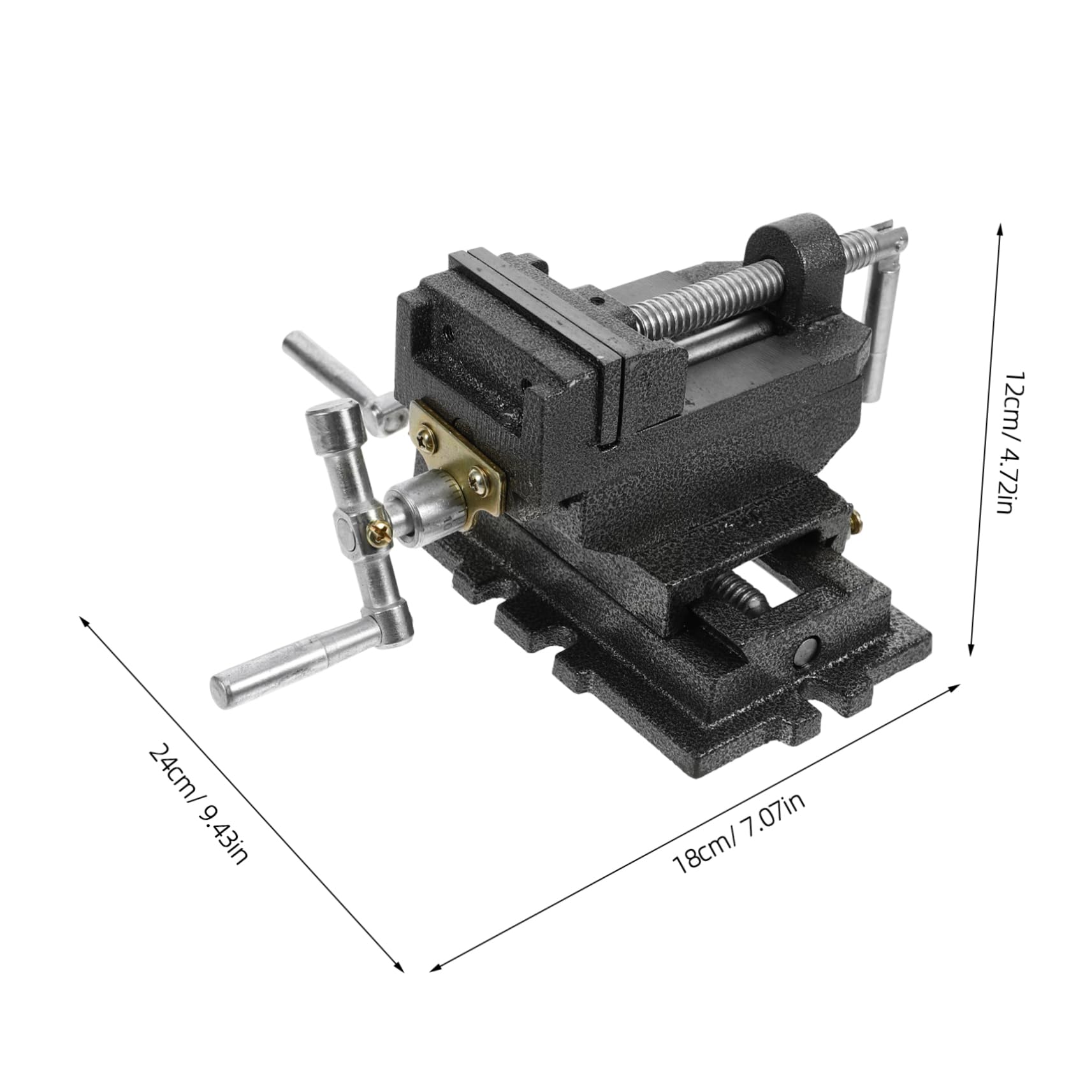 FUNOMOCYA Cross Vise for Workbench Drill Press Vise Clamp Heavy Duty Bench Clamp Precision Cross Pliers