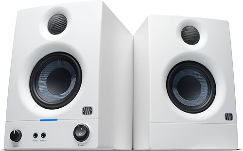 Miniatura 8 de PreSonus Eris 3.5 Studio Monitors, Pair — Powered, Active Monitor Speakers for Near Field Music Production, Desktop Computer, Hi-Fi Audio black