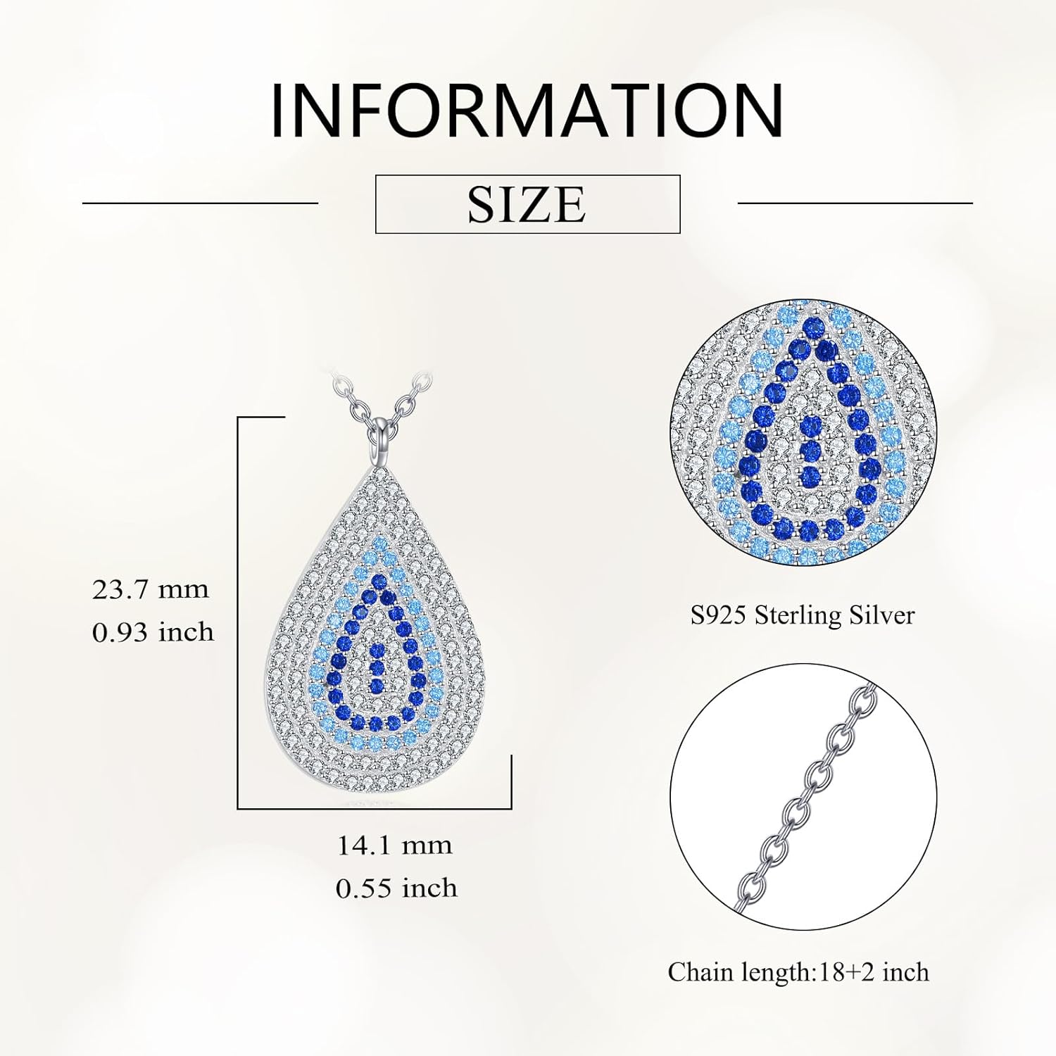 925 Sterling Silver Protection Pendant Necklace Protection Jewelry Gifts for Women