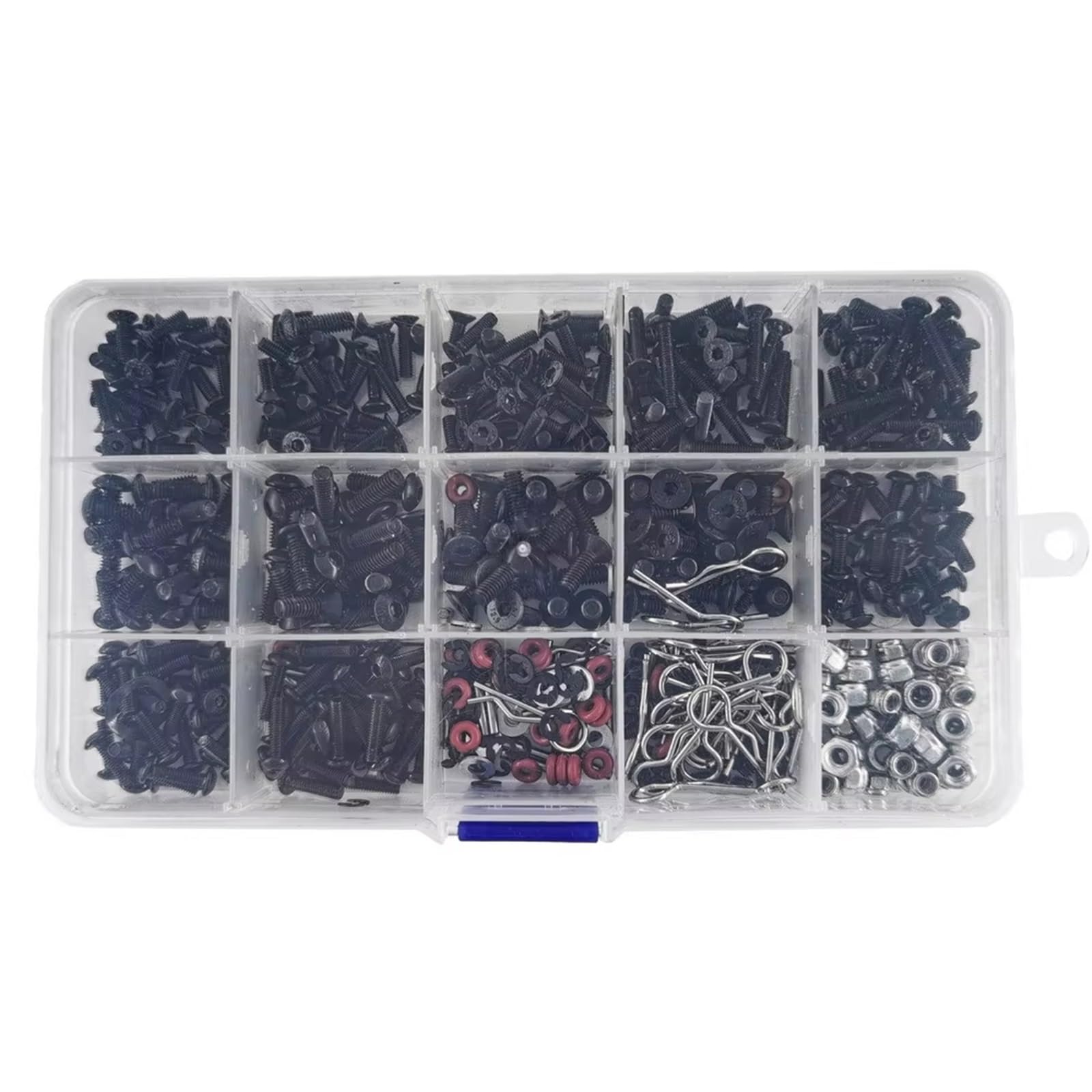 RC Carreras Piezas para Traxxas para Arrma 1/8-1/16 Kit Tornillos Coche RC Hexagonales M3 M4 Hebilla Carcasa Tuerca Herramientas Reparación Piezas Mejoradas Coches 500