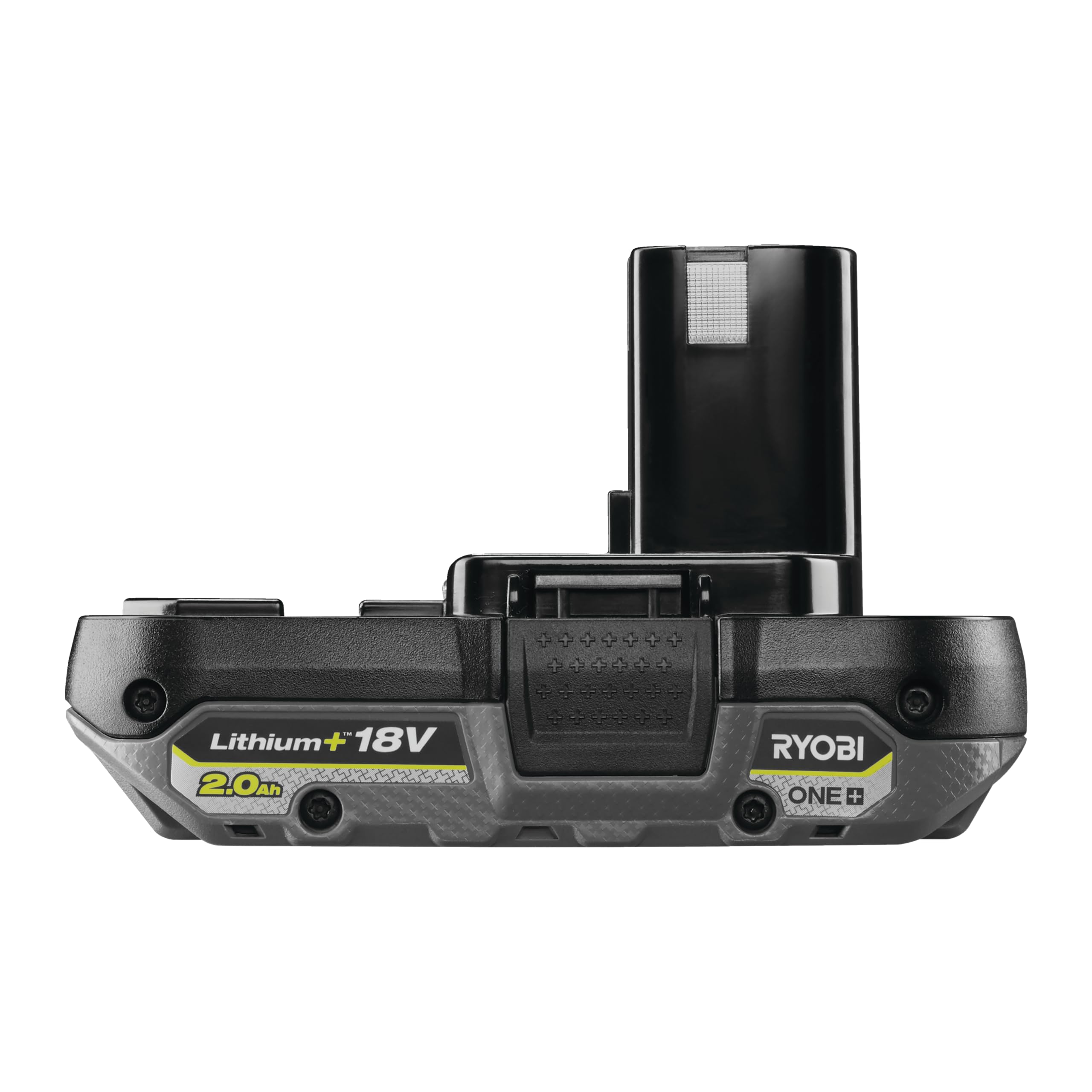 Ryobi Batteria Originale 18V ONE+ 2,0Ah Lithium+, Tecnologia IntelliCell, Indicatore LED Carica, Design Compatto e Leggero, Compatibile con oltre 200 Utensili Ryobi, RB1820C
