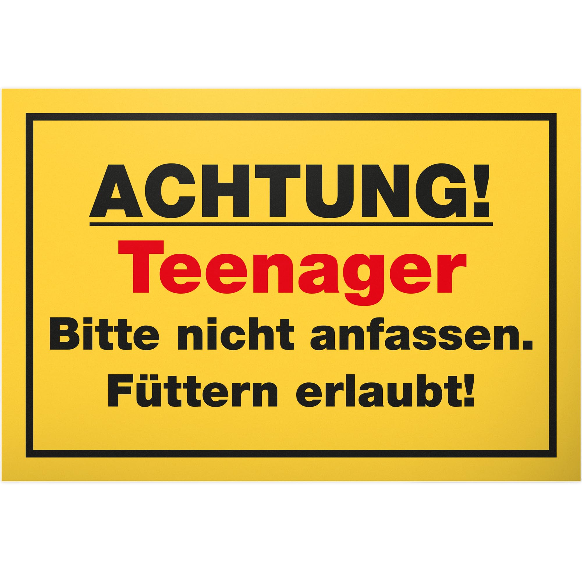 DankeDir! Teenager WLAN Türschild 30x20cm - Lustiger Spruch Für Jugendzimmer