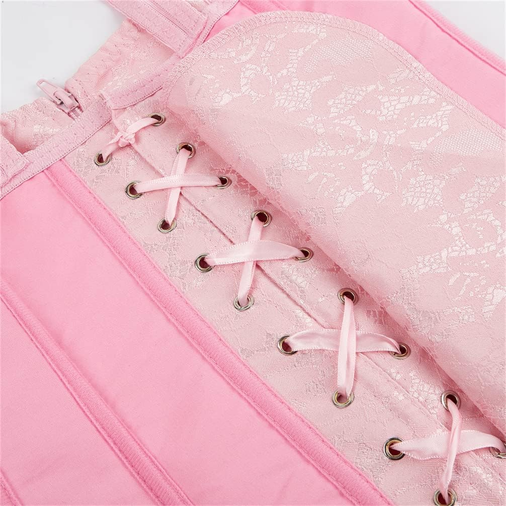 Hengzhifeng コルセット 女性用 スチームパンク ストラップ フィエスタ パーティー ビスチェトップ