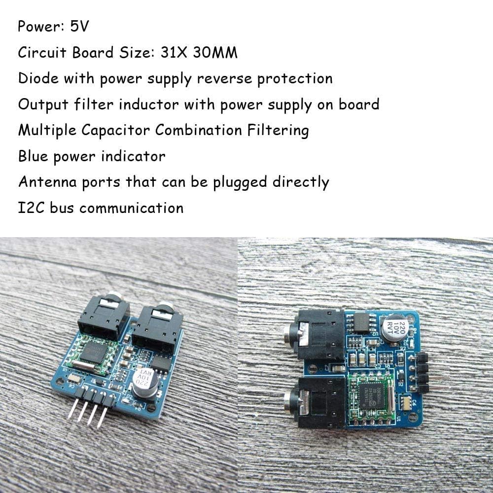 Modulo TEA5767 con antenna telescopica 76-108MHZ compatibile con Arduino