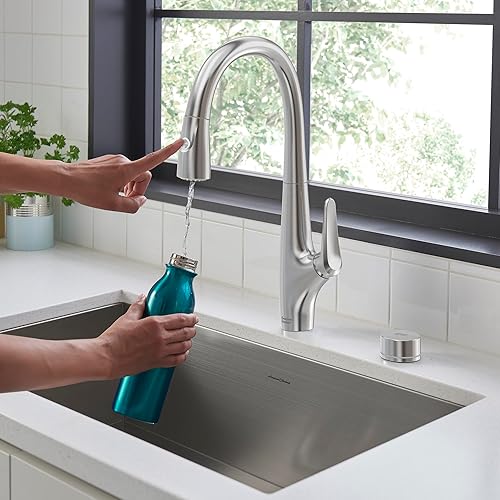 Miniatura 2 de American Standard 4902330.075 Saybrook - Grifo de cocina filtrado de doble rociado en acero inoxidable