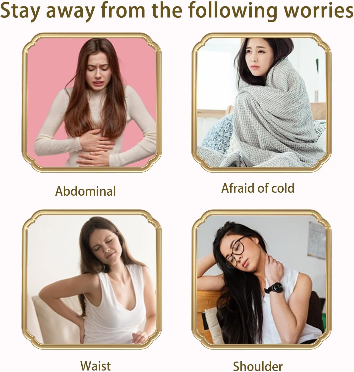 Heat Patches for Menstrual Cramp Relief, Natural Artemisia Herbal Heating Pad, Discreet and Skin-Friendly, Supports Uterine Comfort, Ideal for Women's Menstrual Care (20pack)