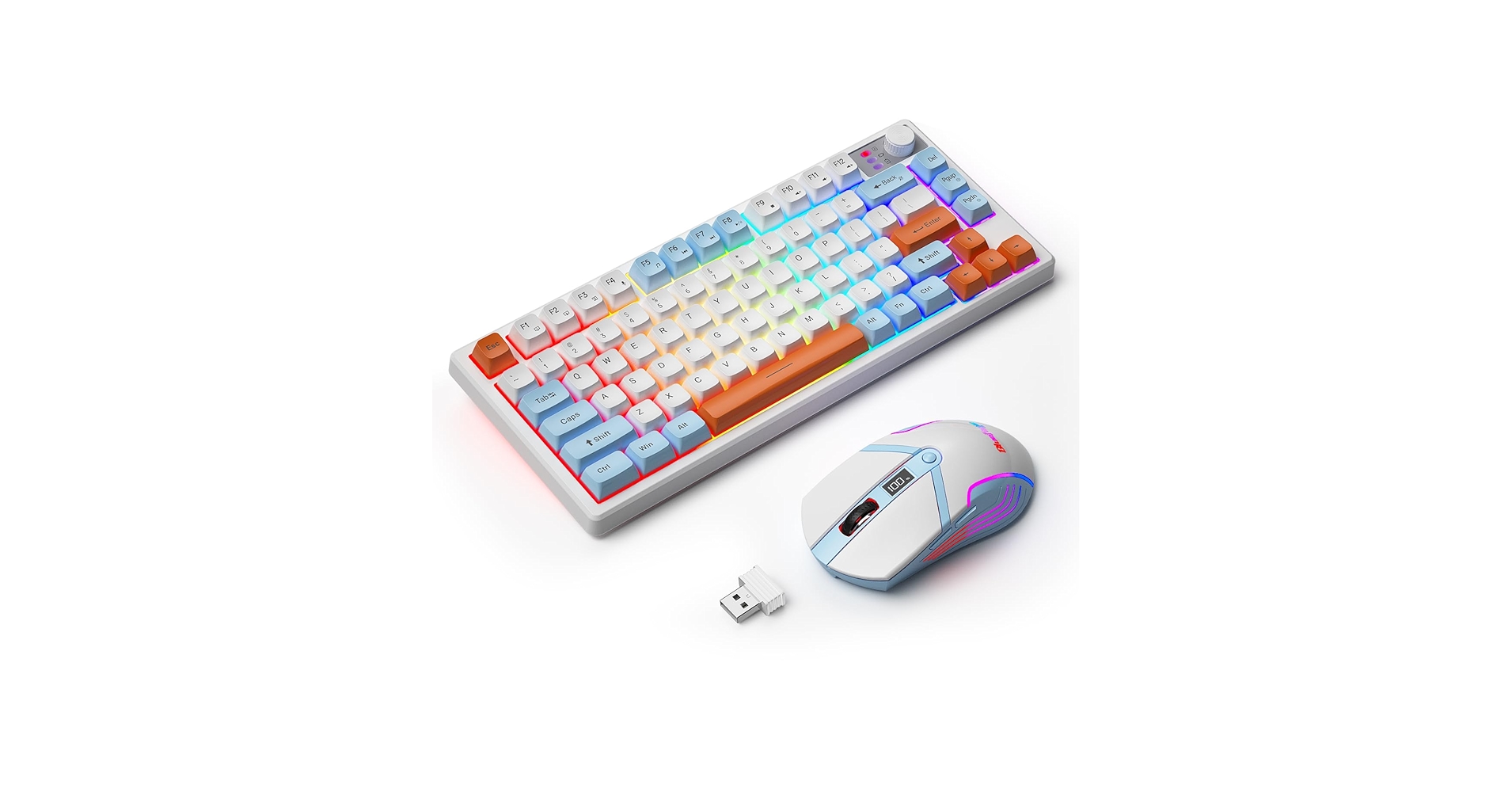 たっく USB-C ブルー MAGIC KEYBOARD ＆ MOUSE Amazon.com: Wireless Keyboard and Mouse for Mac Bluetooth