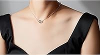 Vista 45 de Real Crystal Pendant Necklace Jewelry 925 Sterling Silver Chain Necklace for Women Dainty Birthstone Jewelry Necklace for Women Healing Chakra