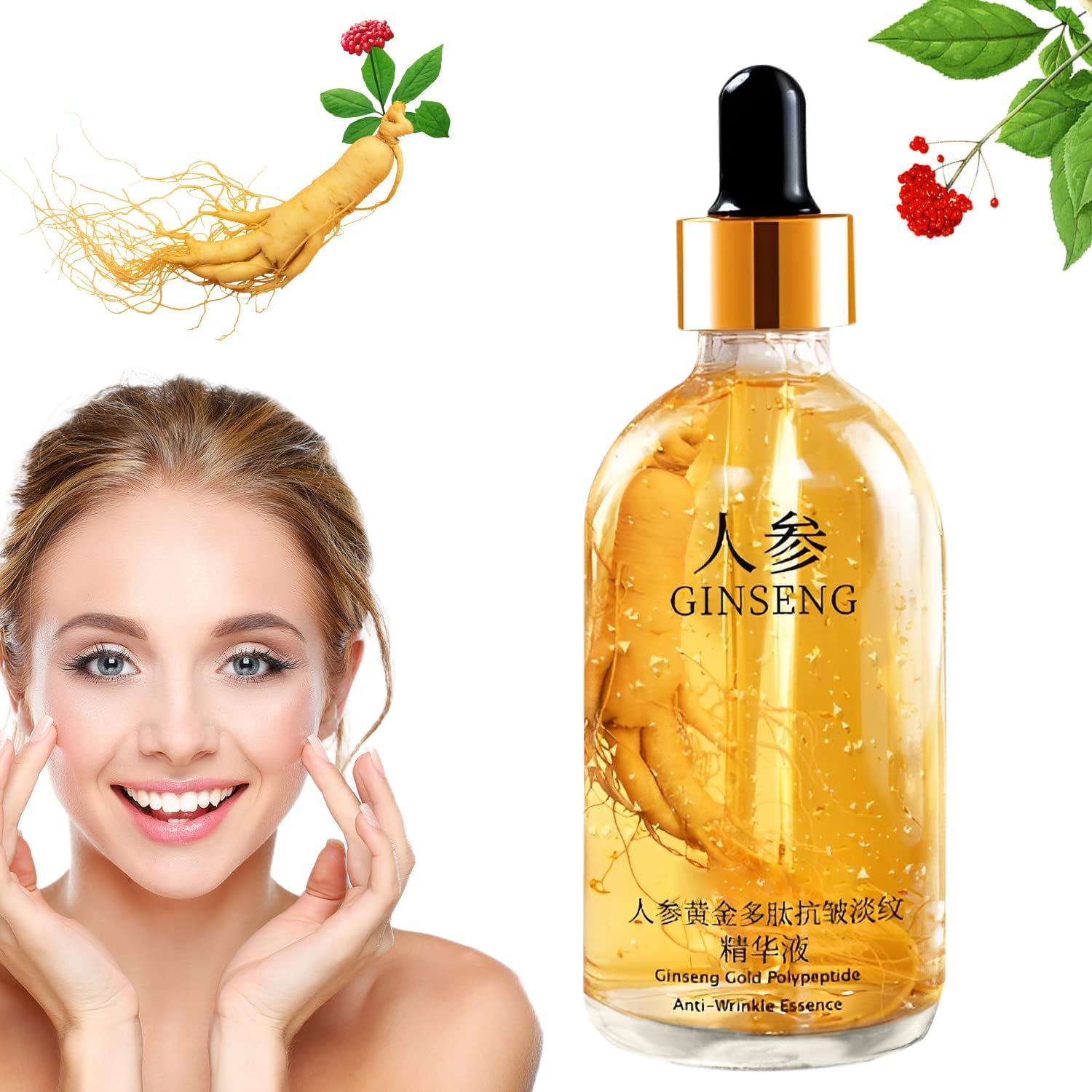 Ginseng Gold Polypeptide Ginseng Serum,Ginseng AntiWrinkle Essence,One Ginseng Per