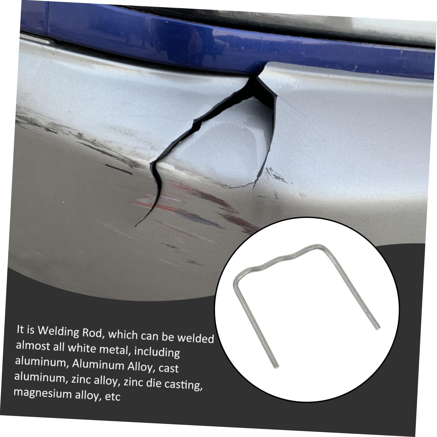 ABOOFAN Practical Welding Rod for Aluminum Zinc Magnesium Universal Bumper Repairing Wire Kit