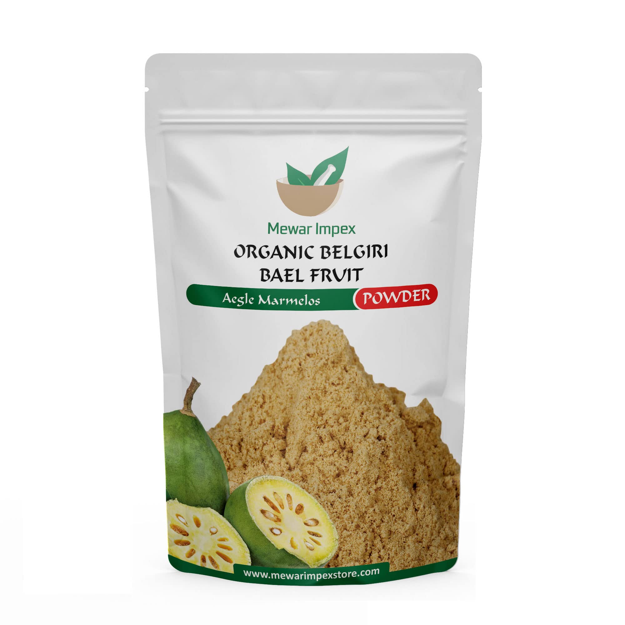 Mewar Impex Belgiri Powder 400 Gm - Bealgiri - Bael Phal Dry | Vilvam | Bilva | Aegle Marmelos | Aegle Marmelos - Wood Apple
