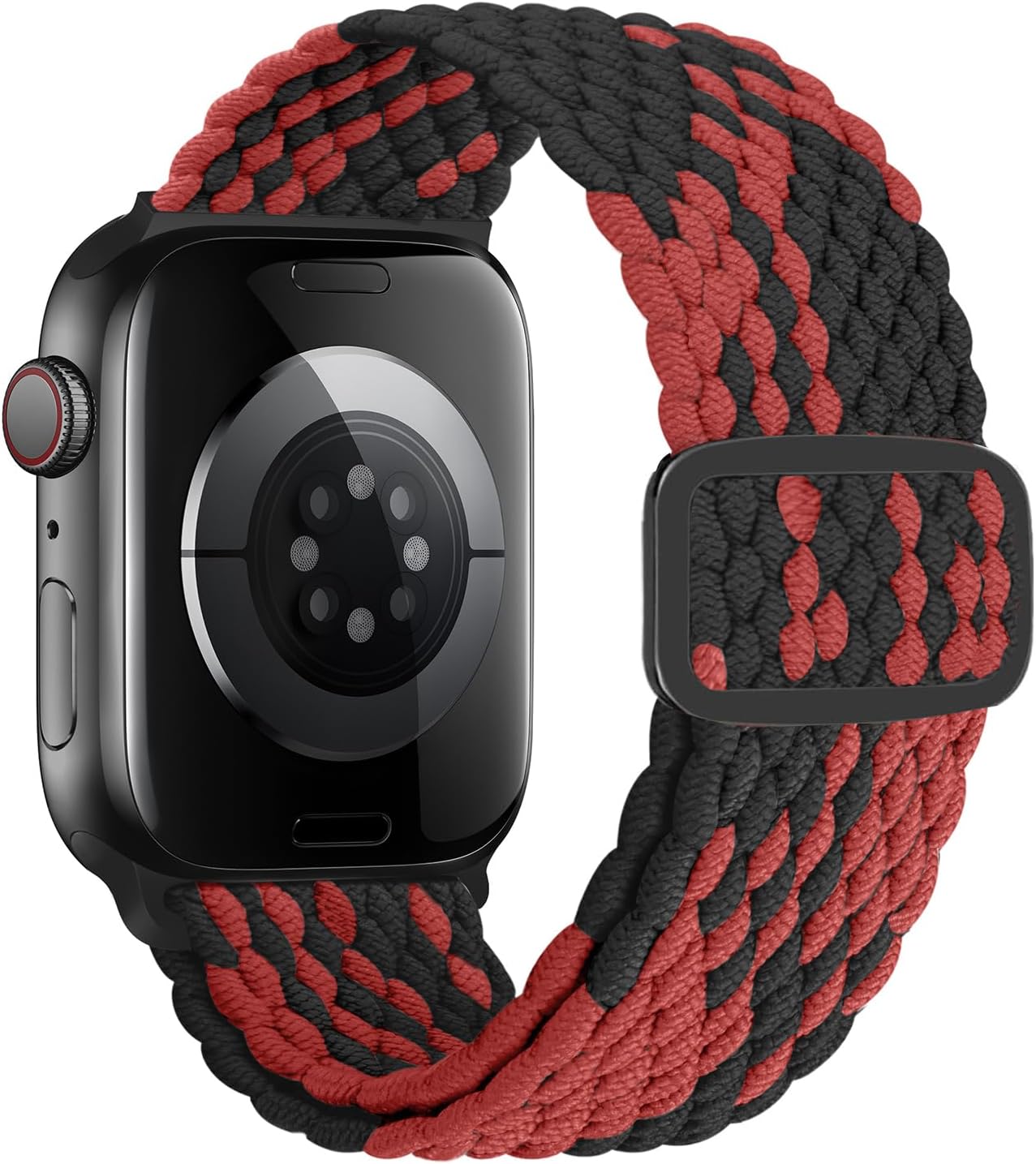 Compatible with Apple Watch Bands for Women Men,Stretchy Wristband Sport Loops Adjustable Straps,Elastic Nylon Braided Bands for iWatch Series Ultra Ultra2 9 8 7 6 SE2 SE 5 4 3 2 1 Bracelets