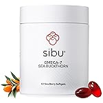 sibu Sea Buckthorn Omega-7 Softgels Starter Kit (60ct, 30 Day Supply) - Supplement for Healthy Skin, Hair, Nails and Dryness