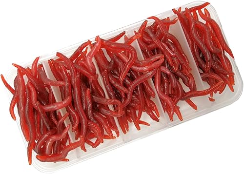 1.6in3.33.9in pesca suave señuelo trucha gusano lombriz cebo realista gusano de sangre falso gusano gusano gusano suave pesca señuelo cebos