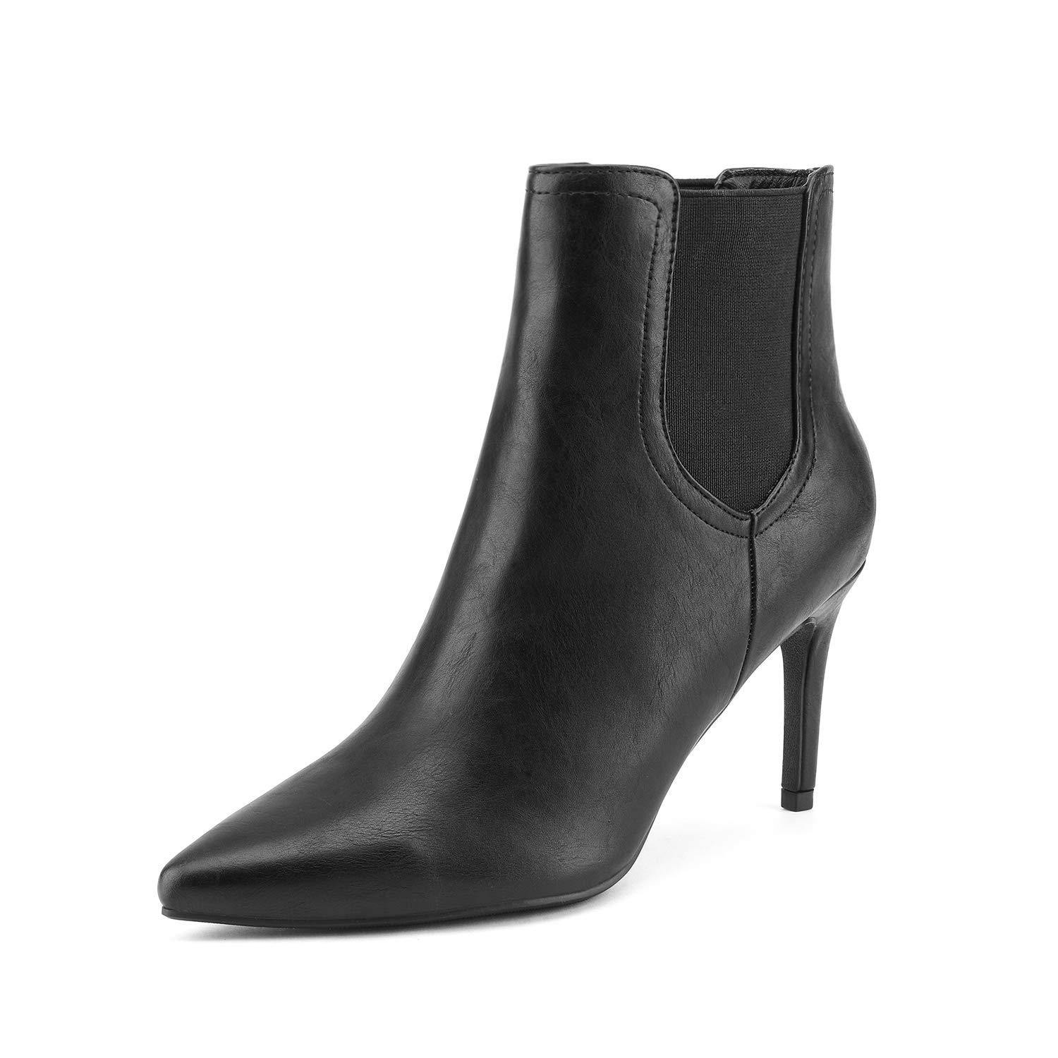 DREAM PAIRSWomen's Pointed Toe Stiletto High Heel Ankle Booties