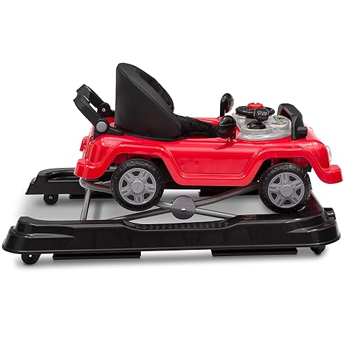 Vista 10 de Jeep Classic Wrangler 3 en 1 Grow with Me Walker por Delta Chidlren, rojo